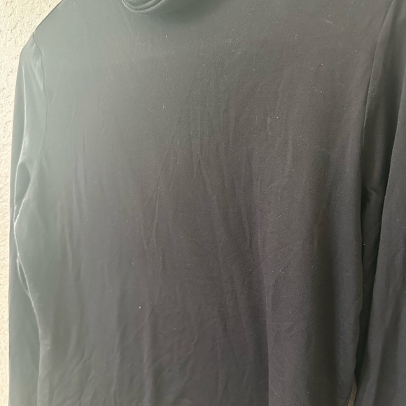 ST JOHN SPORT by MARIE GRAY - black Turtleneck Womens Top Size medium Classic - Picture 7 of 7